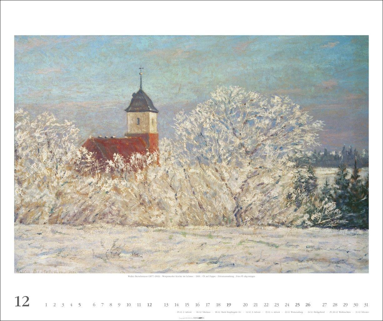 Beispielinhalt (Bild) Worpsweder Landschaften Kalender 2027