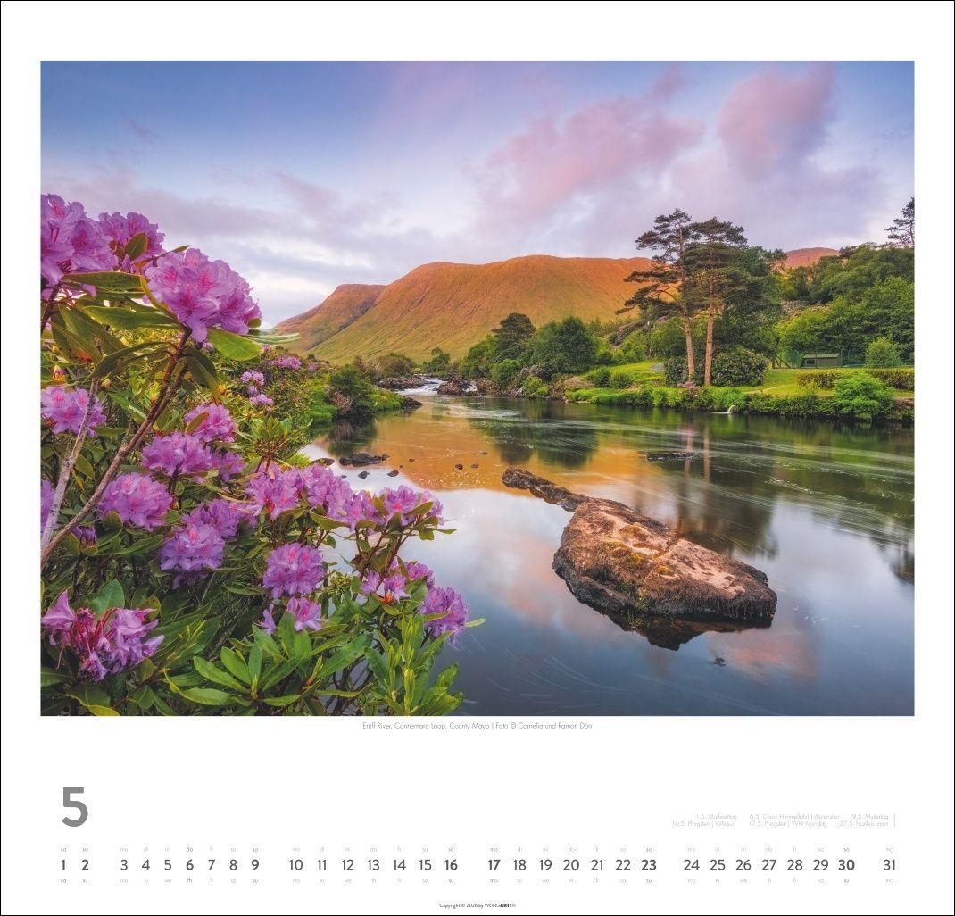 Beispielinhalt (Bild) Irland Kalender 2027 - Die grüne Insel