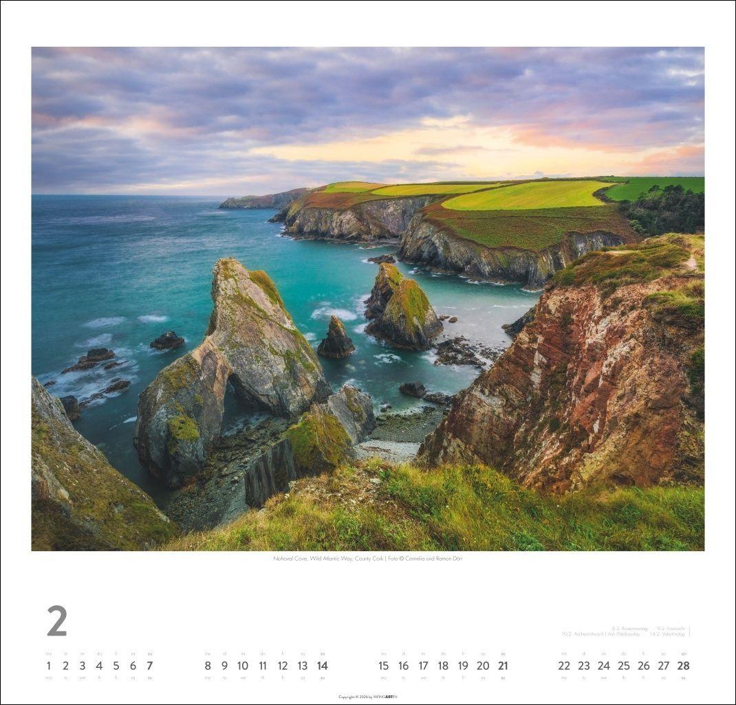 Beispielinhalt (Bild) Irland Kalender 2027 - Die grüne Insel