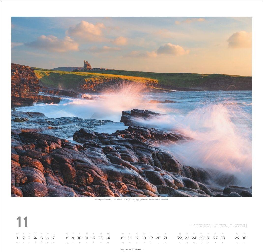 Beispielinhalt (Bild) Irland Kalender 2027 - Die grüne Insel