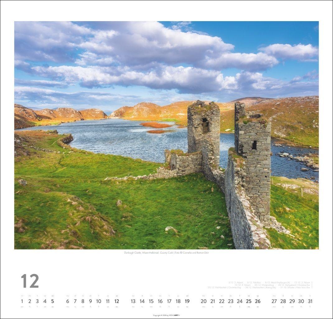 Beispielinhalt (Bild) Irland Kalender 2027 - Die grüne Insel