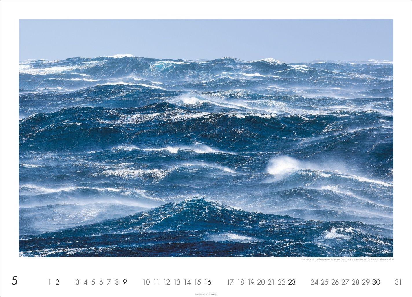 Beispielinhalt (Bild) Das Meer Kalender 2027