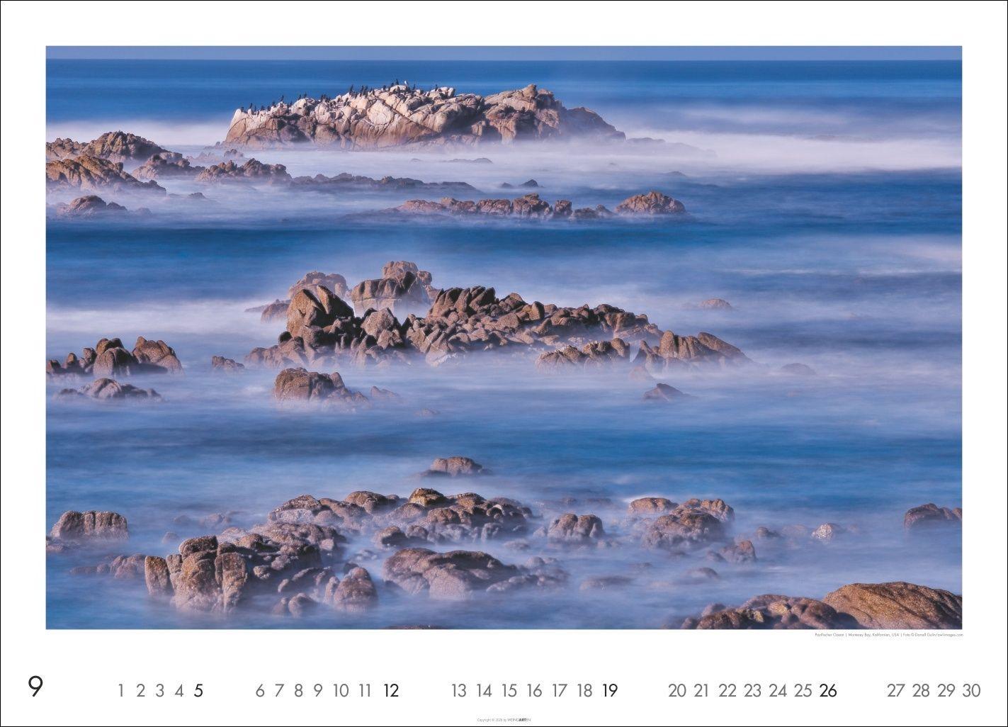 Beispielinhalt (Bild) Das Meer Kalender 2027