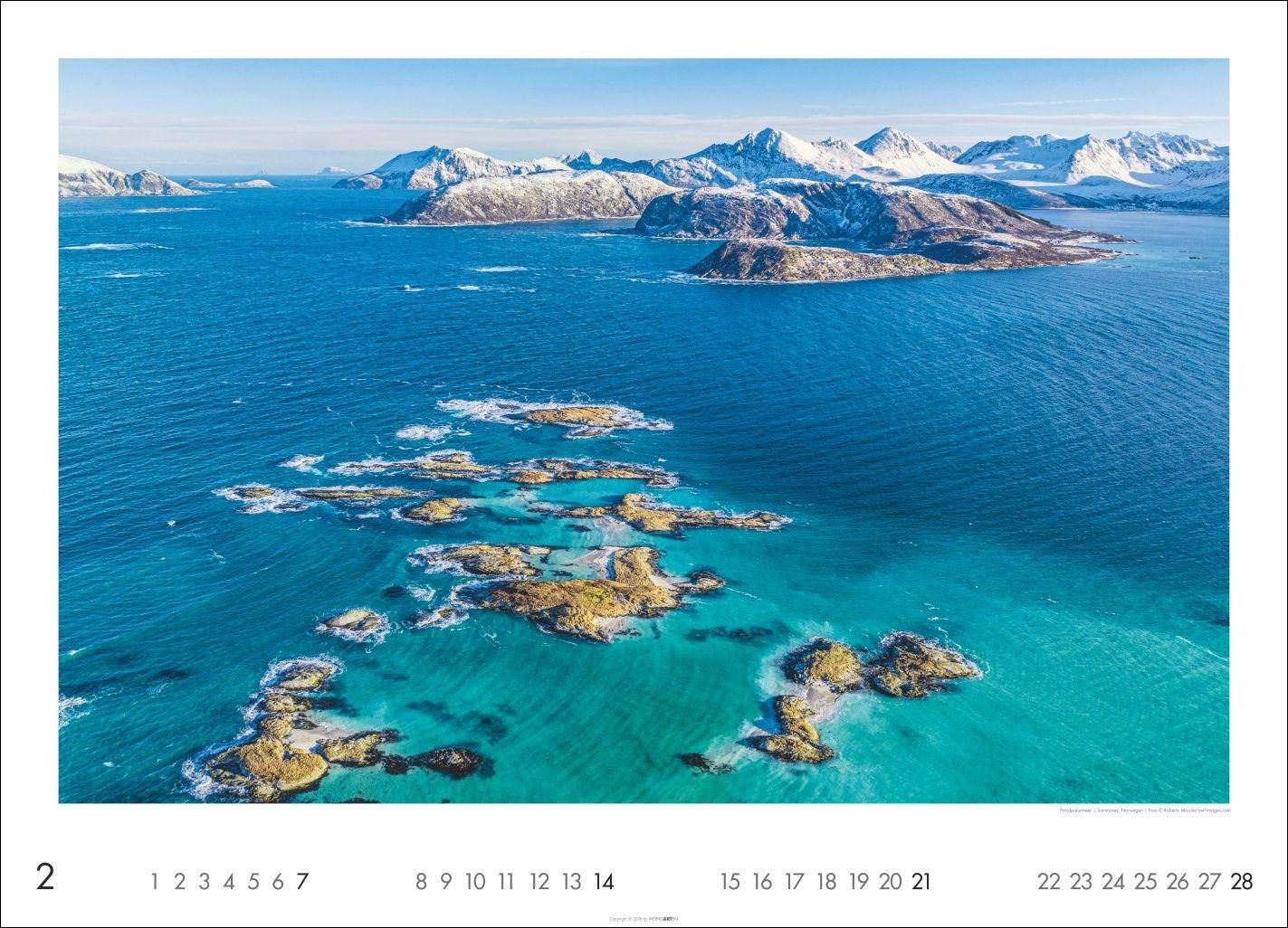 Beispielinhalt (Bild) Das Meer Kalender 2027