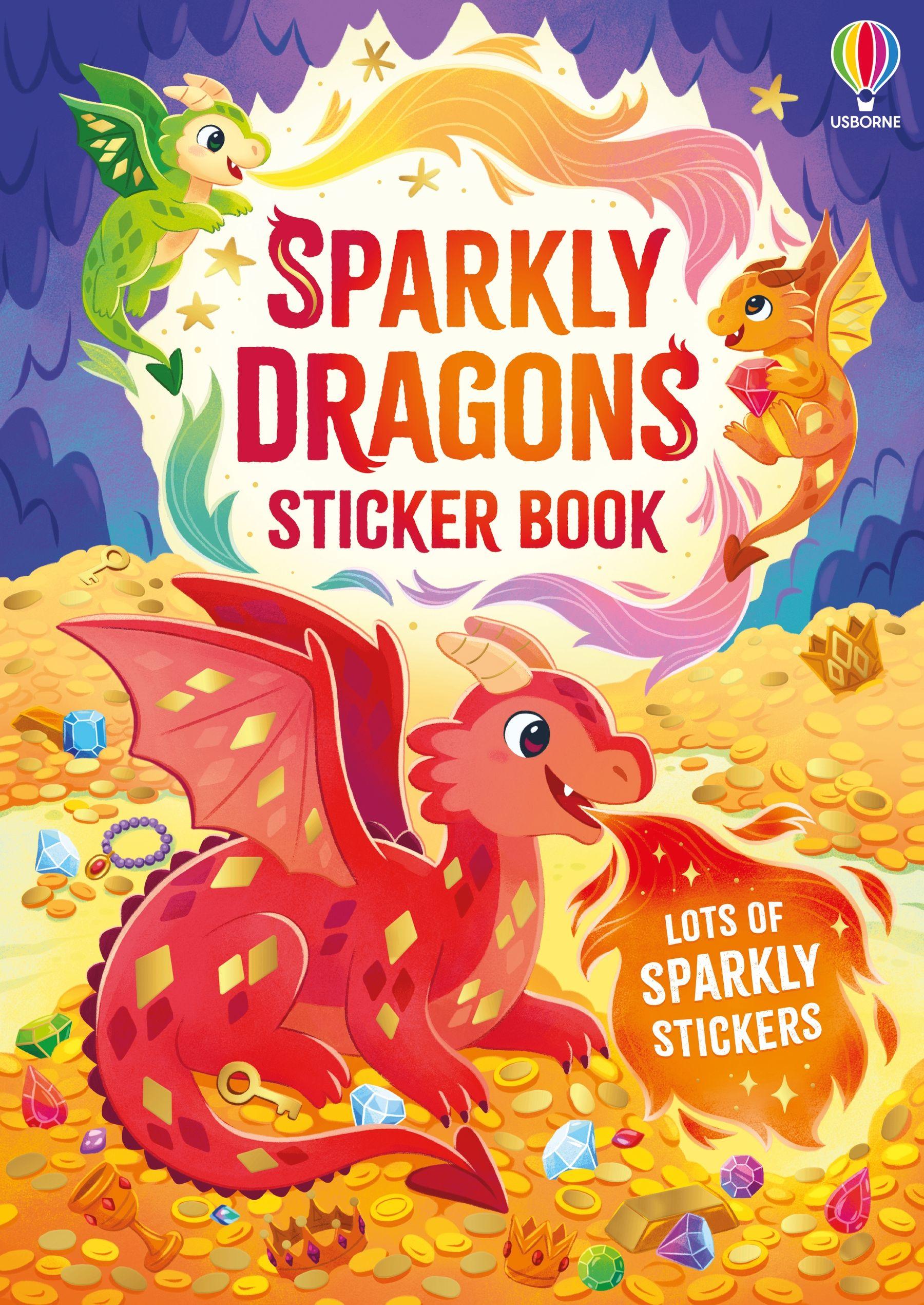 Vorderes Coverbild Sparkly Dragons Sticker Book