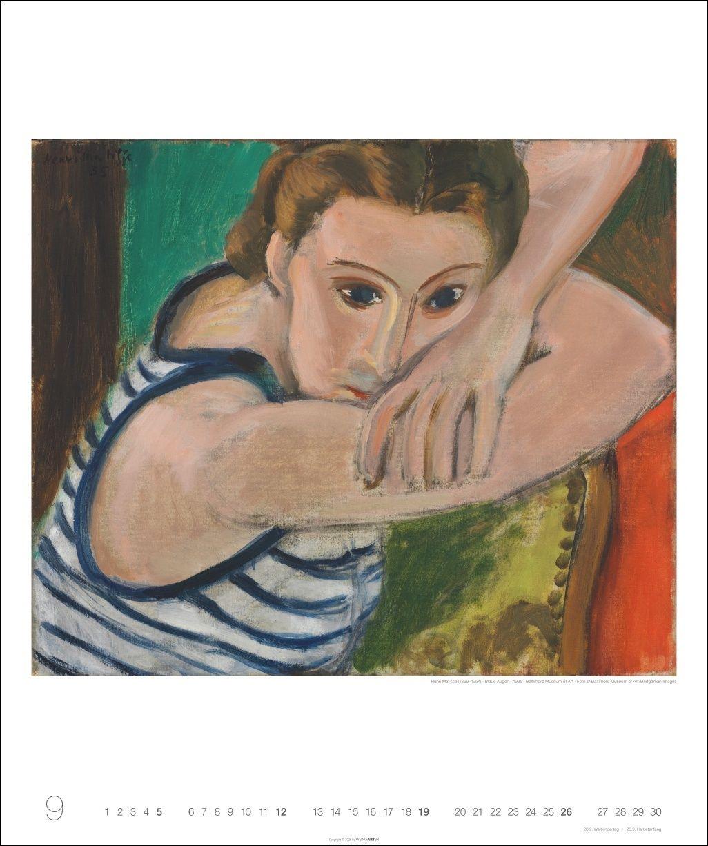 Beispielinhalt (Bild) Henri Matisse Edition Kalender 2027