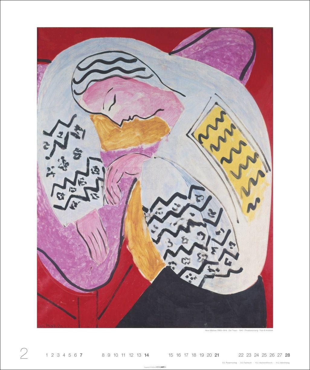 Beispielinhalt (Bild) Henri Matisse Edition Kalender 2027