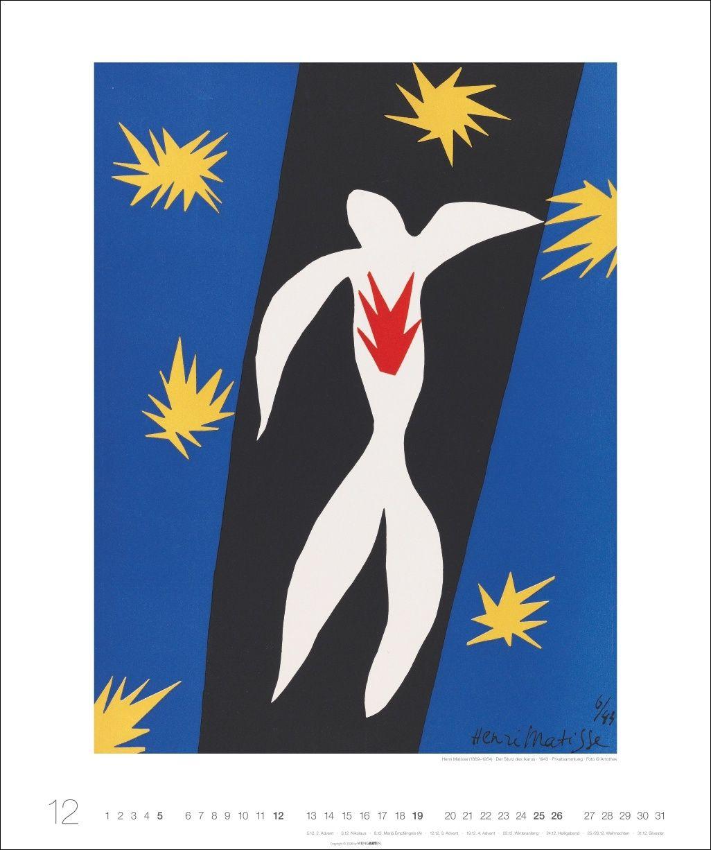 Beispielinhalt (Bild) Henri Matisse Edition Kalender 2027