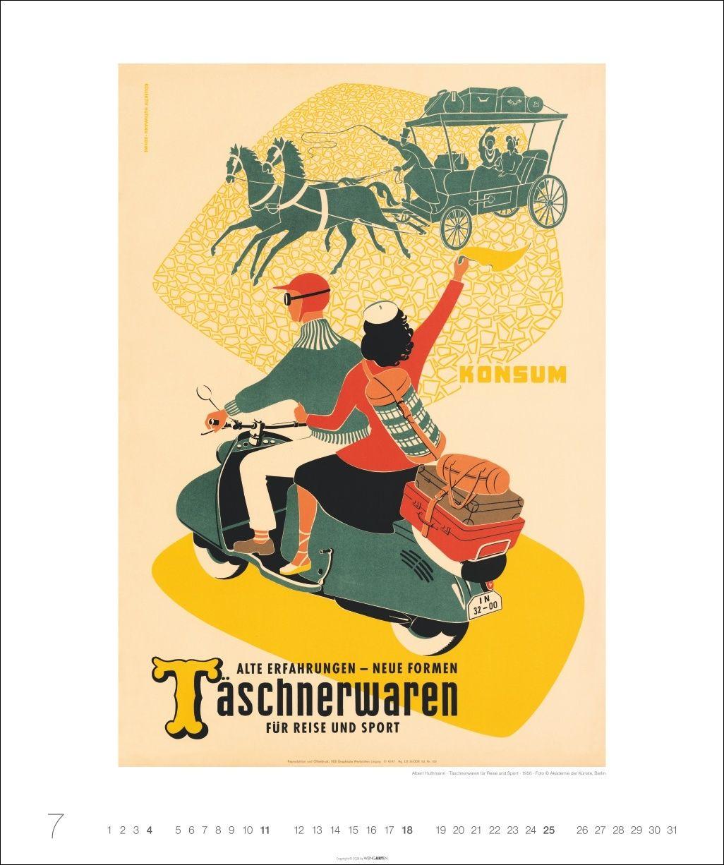 Beispielinhalt (Bild) DDR-Plakate Edition Kalender 2027