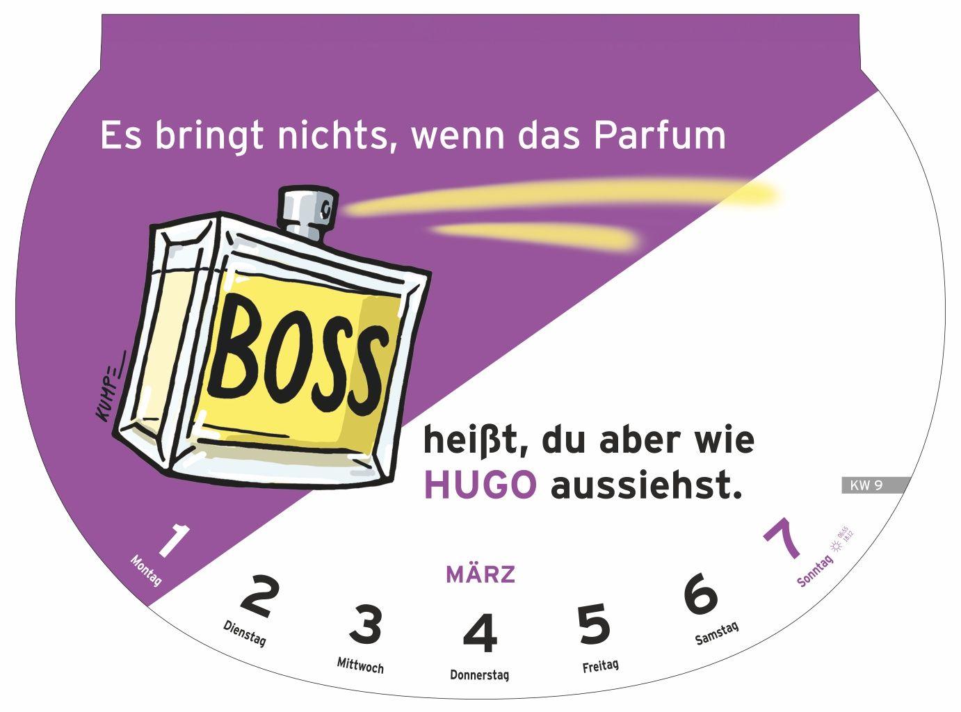 Beispielinhalt (Bild) Dumme Sprüche Kalender 2027 - Für Gescheite!