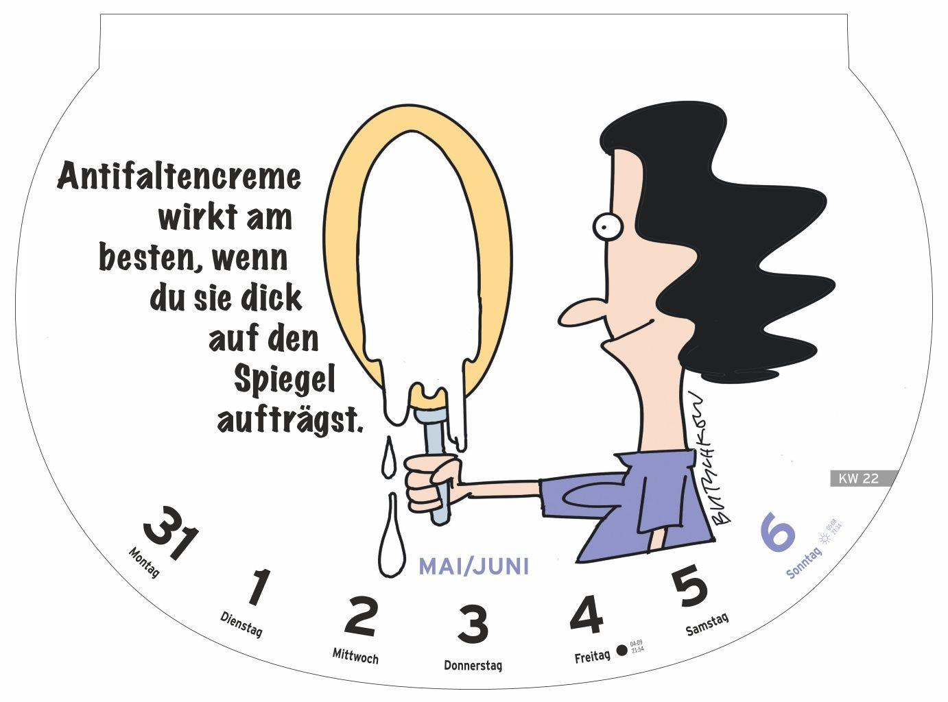 Beispielinhalt (Bild) Dumme Sprüche Kalender 2027 - Für Gescheite!
