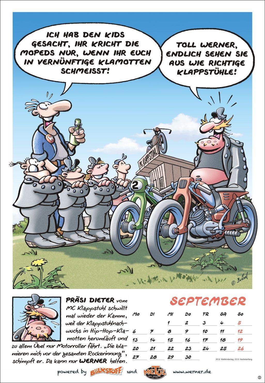 Beispielinhalt (Bild) Werner Kalender 2027