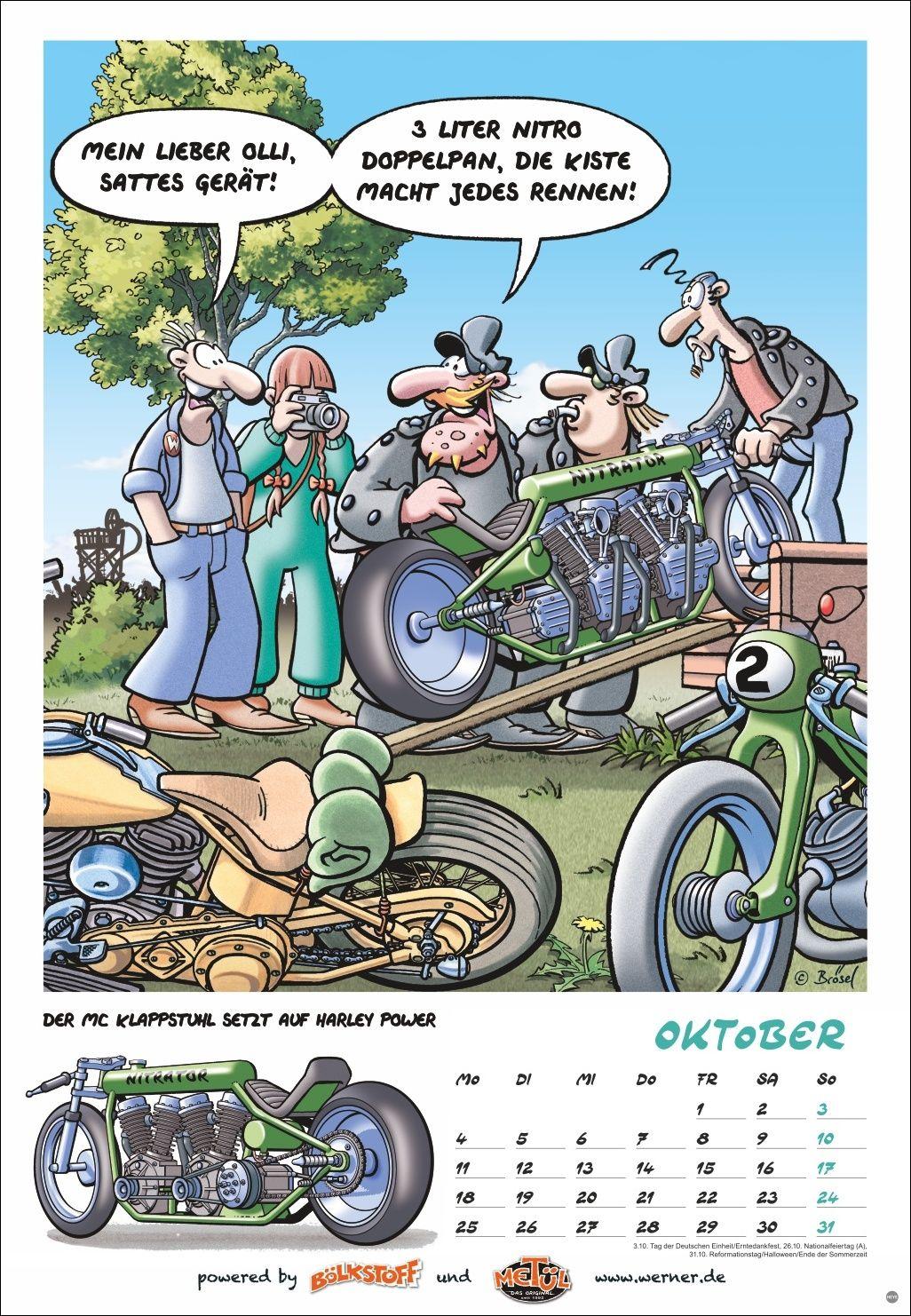 Beispielinhalt (Bild) Werner Kalender 2027