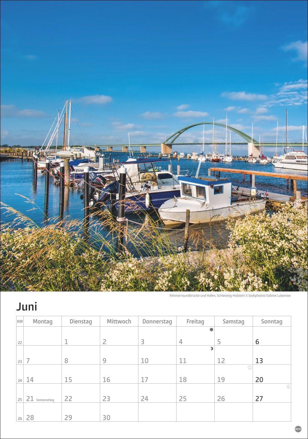 Beispielinhalt (Bild) Deutschlands Küsten Kalender 2027