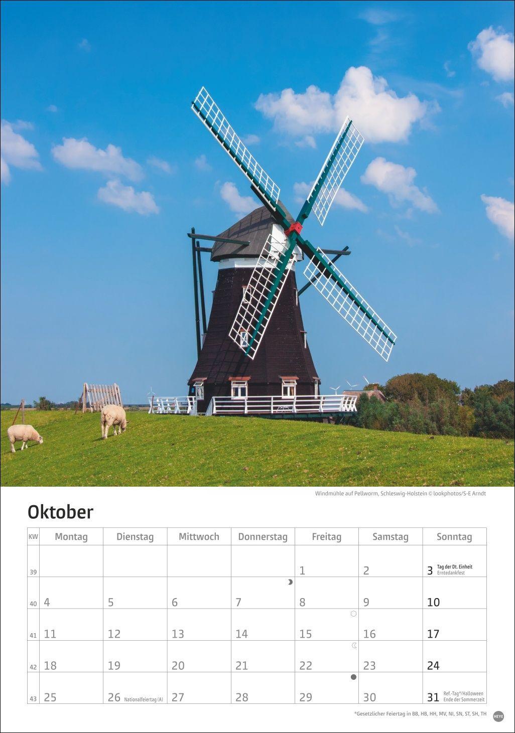 Beispielinhalt (Bild) Deutschlands Küsten Kalender 2027