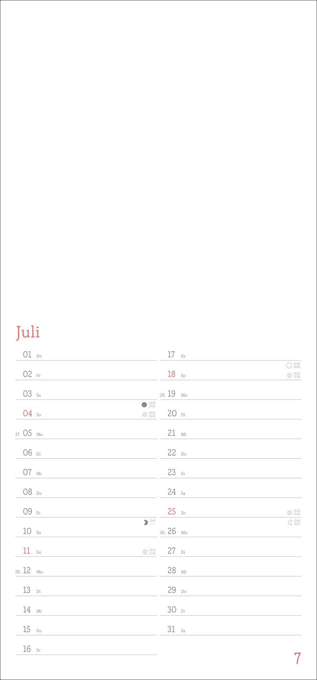 Beispielinhalt (Bild) Fotokalender zum Selbstgestalten 2027