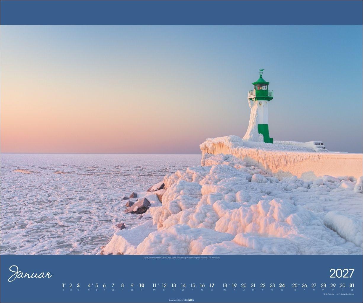 Beispielinhalt (Bild) Ostsee Kalender 2027