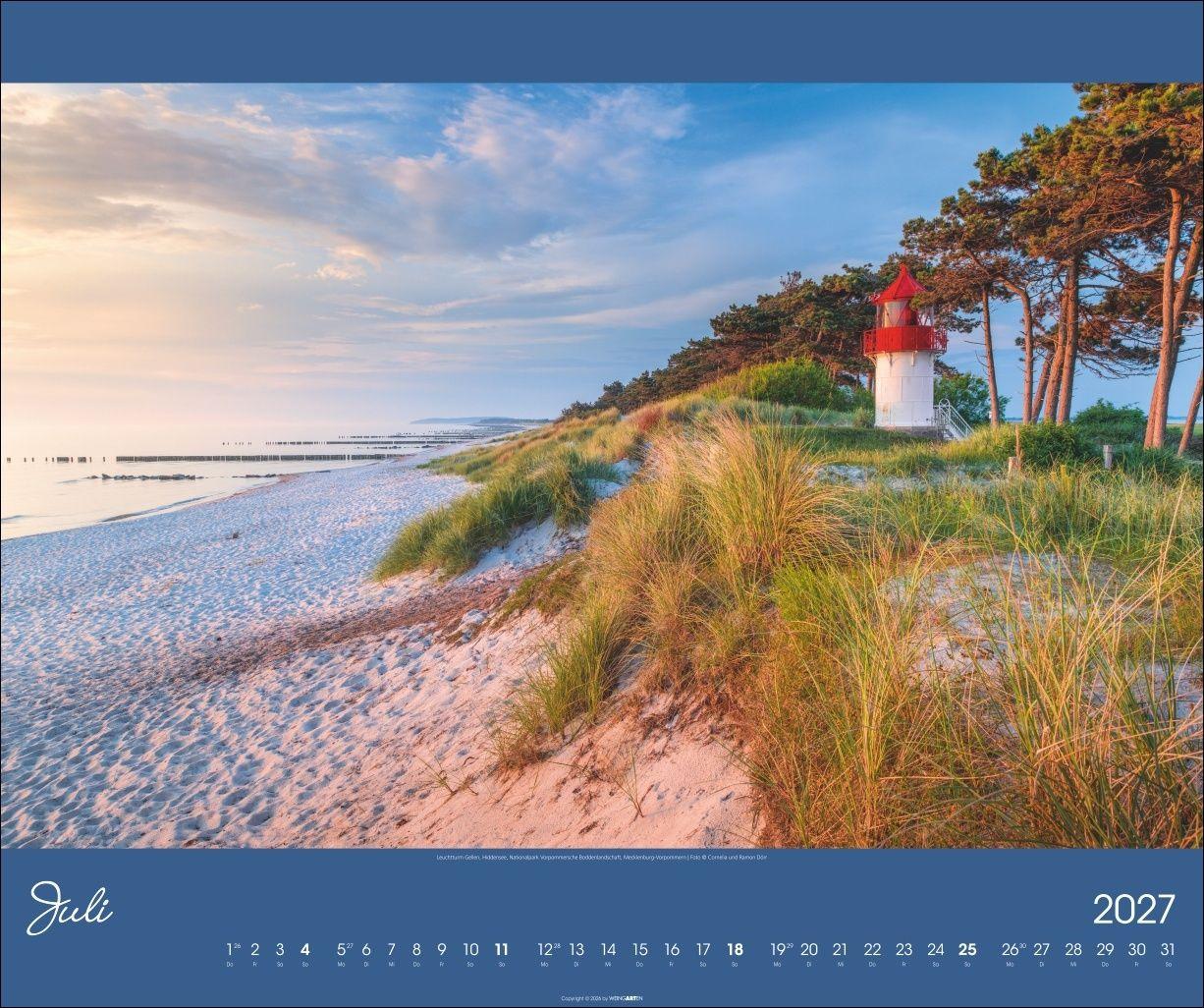 Beispielinhalt (Bild) Ostsee Kalender 2027