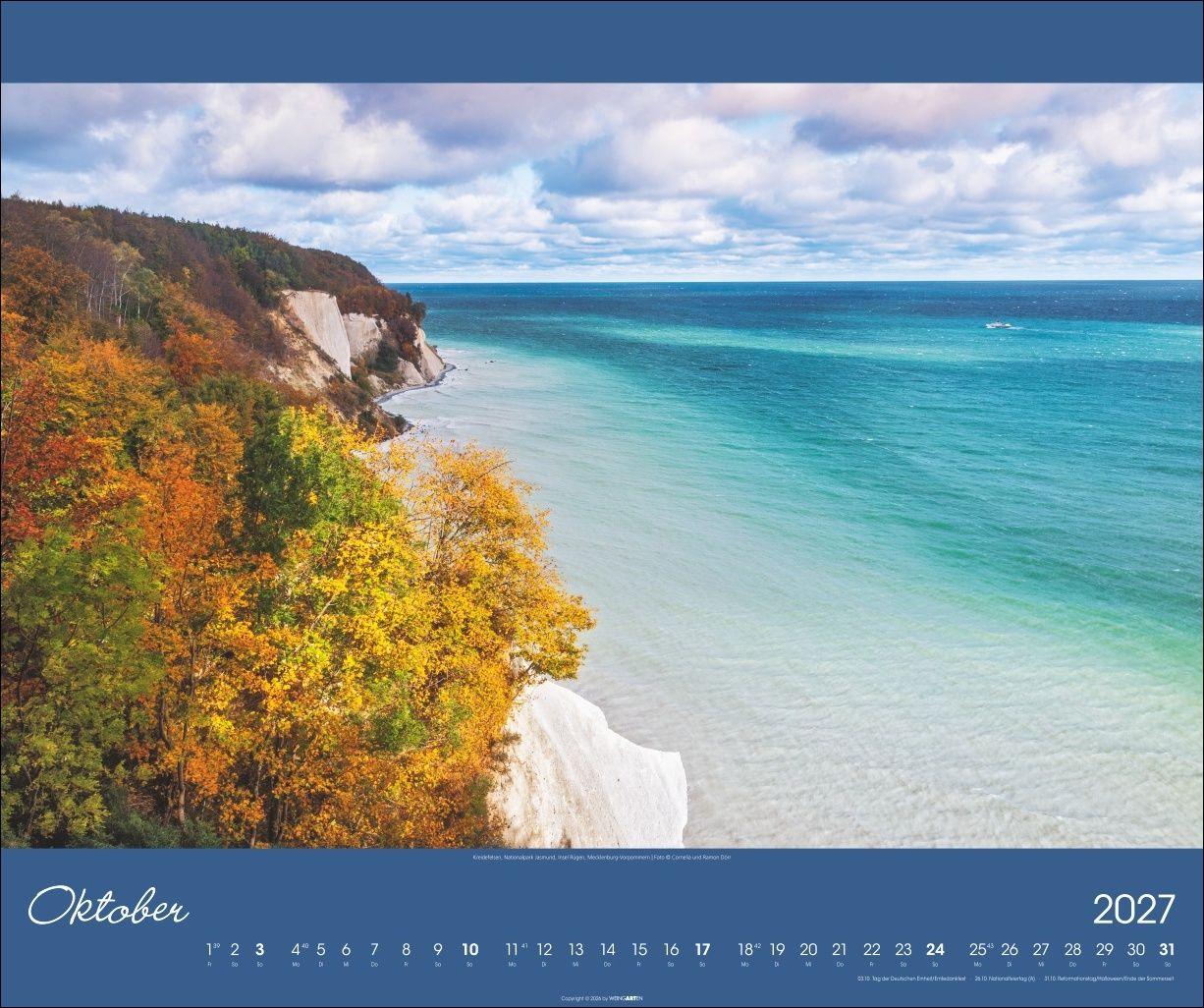 Beispielinhalt (Bild) Ostsee Kalender 2027