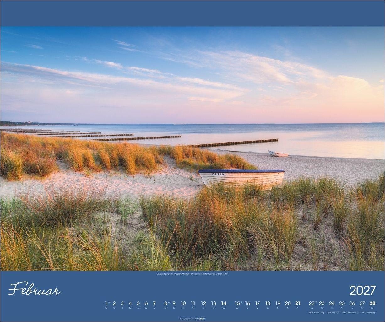 Beispielinhalt (Bild) Ostsee Kalender 2027