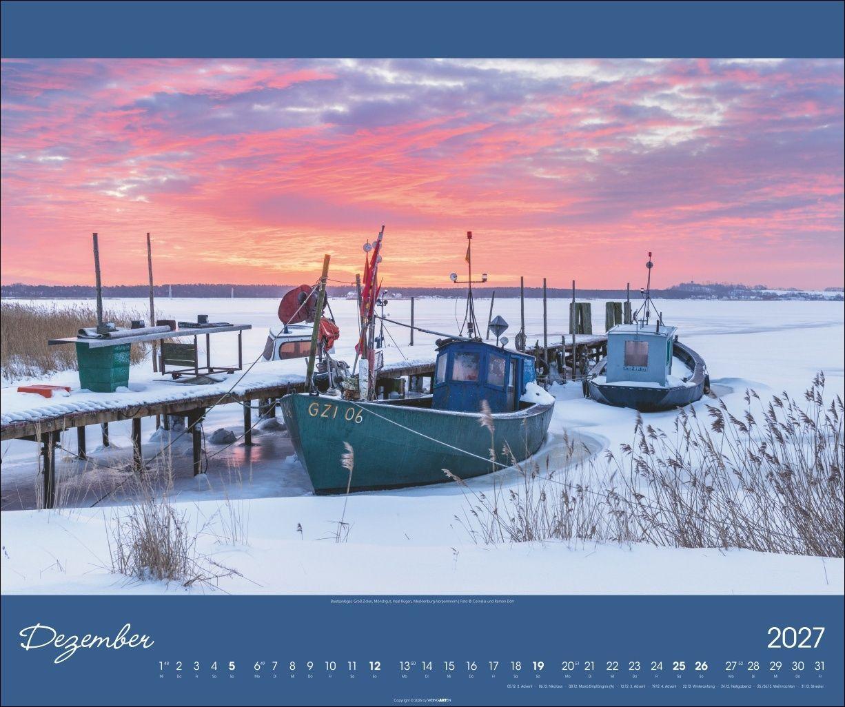 Beispielinhalt (Bild) Ostsee Kalender 2027