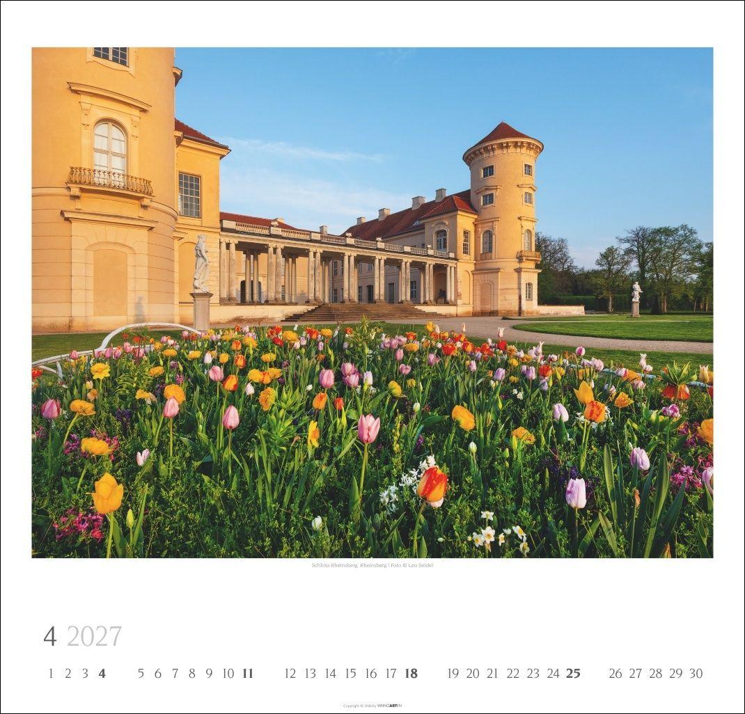 Beispielinhalt (Bild) Ein Spaziergang durch Preußische Schlösser und Gärten Kalender 2027