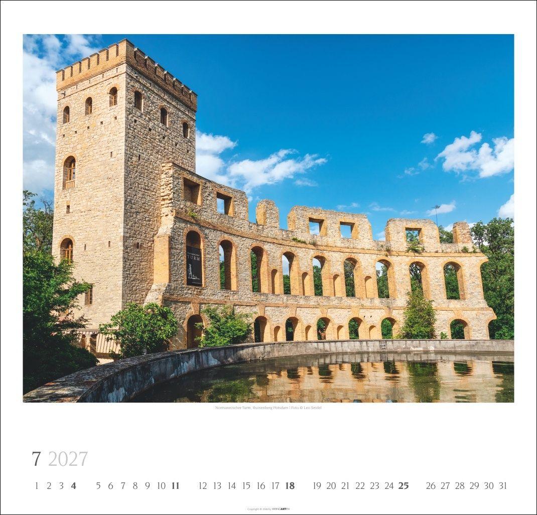 Beispielinhalt (Bild) Ein Spaziergang durch Preußische Schlösser und Gärten Kalender 2027