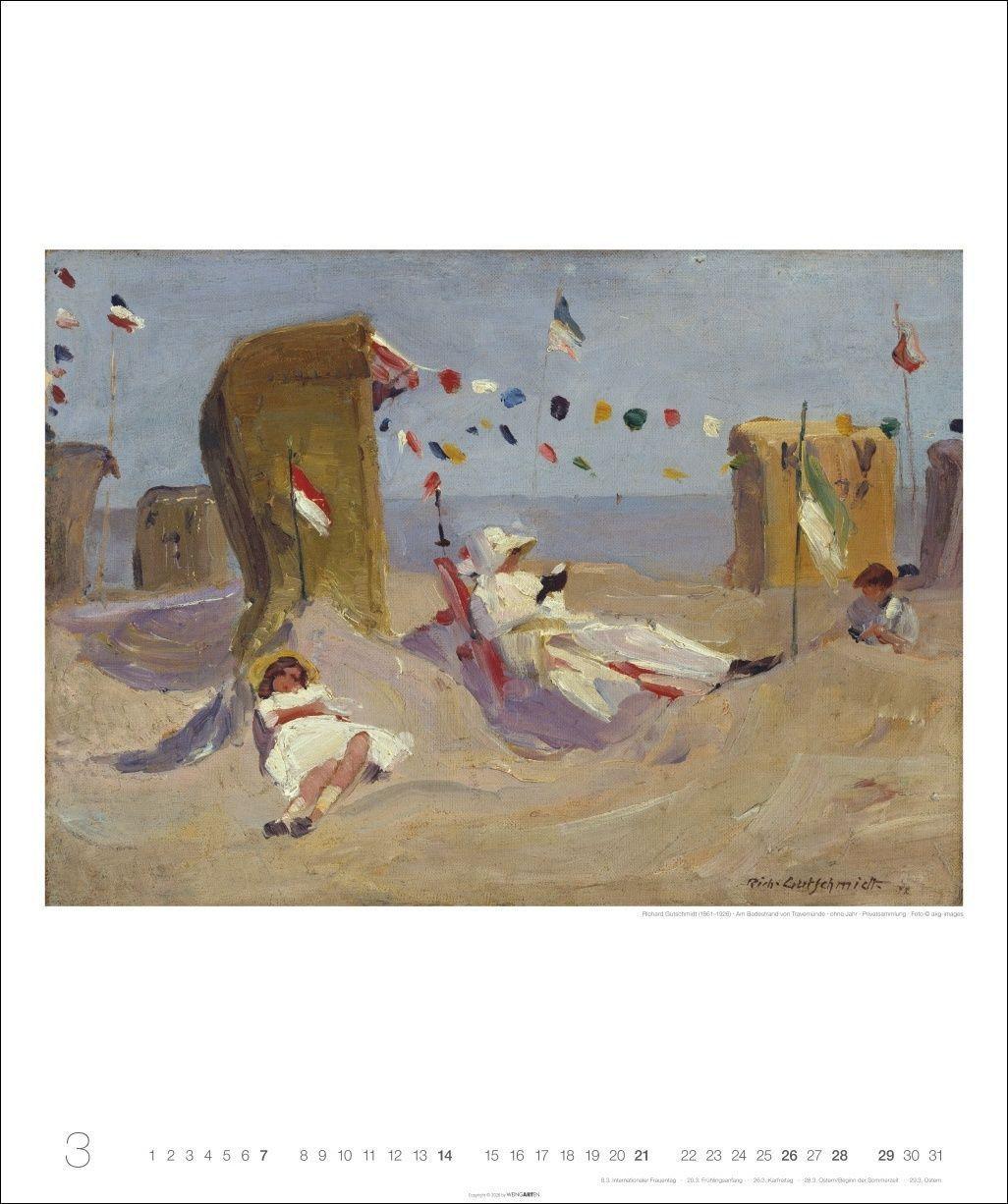 Beispielinhalt (Bild) Lesende Frauen Edition Kalender 2027