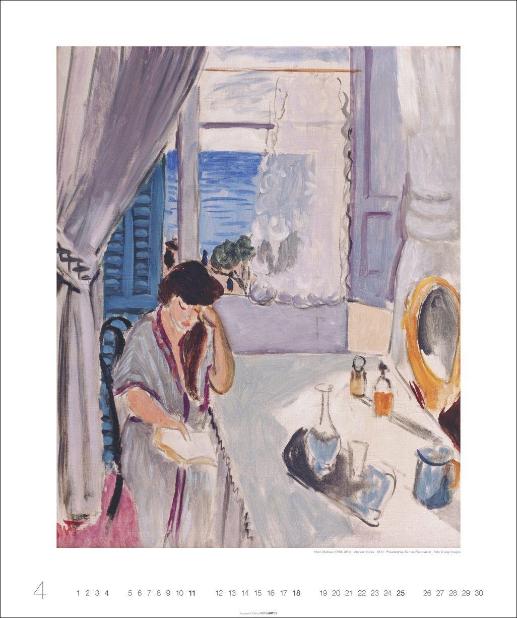 Beispielinhalt (Bild) Lesende Frauen Edition Kalender 2027