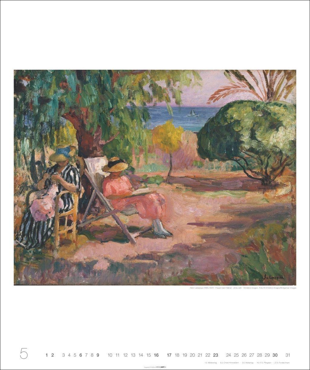 Beispielinhalt (Bild) Lesende Frauen Edition Kalender 2027