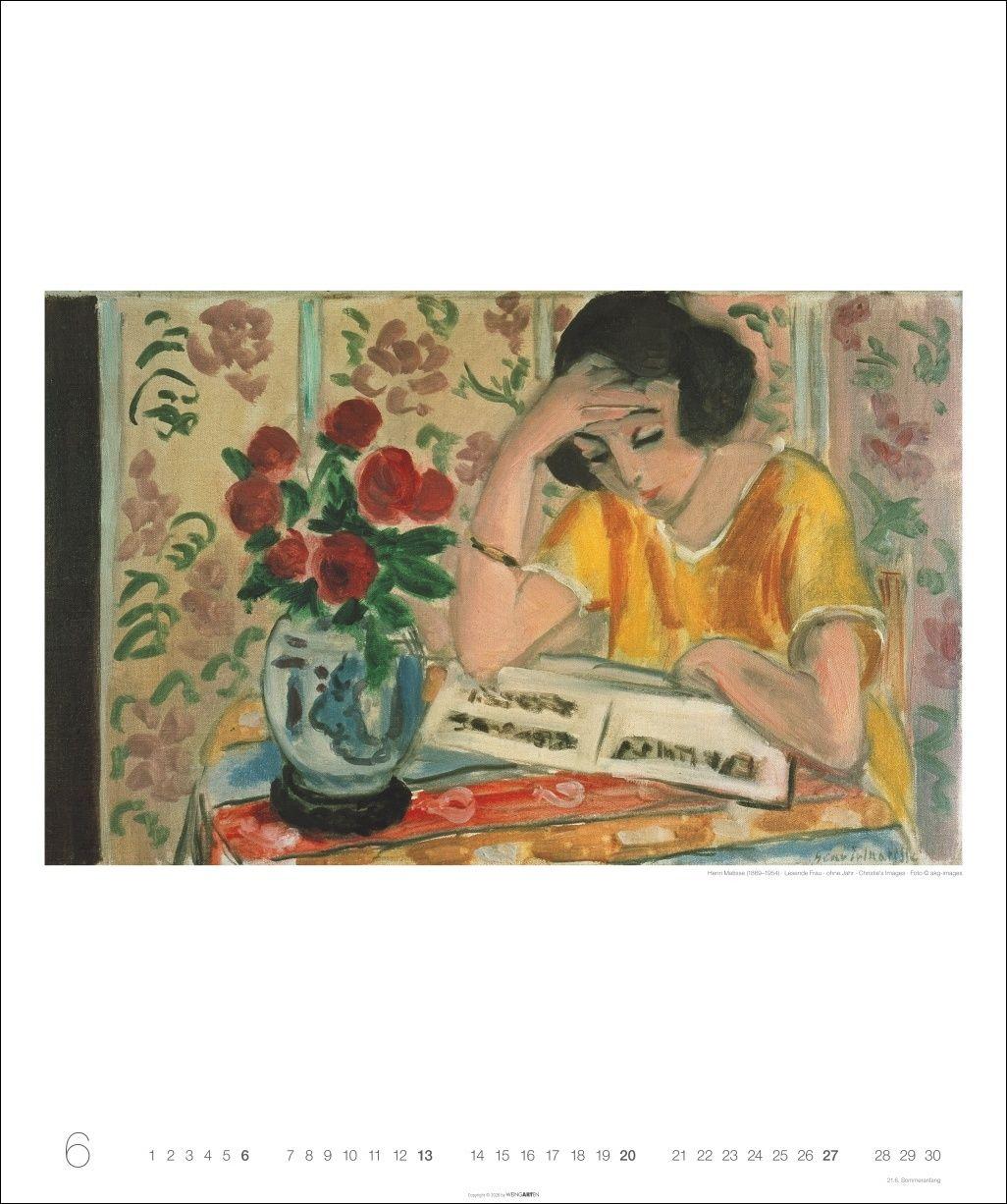 Beispielinhalt (Bild) Lesende Frauen Edition Kalender 2027