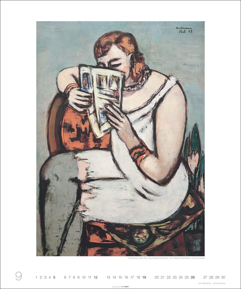 Beispielinhalt (Bild) Lesende Frauen Edition Kalender 2027