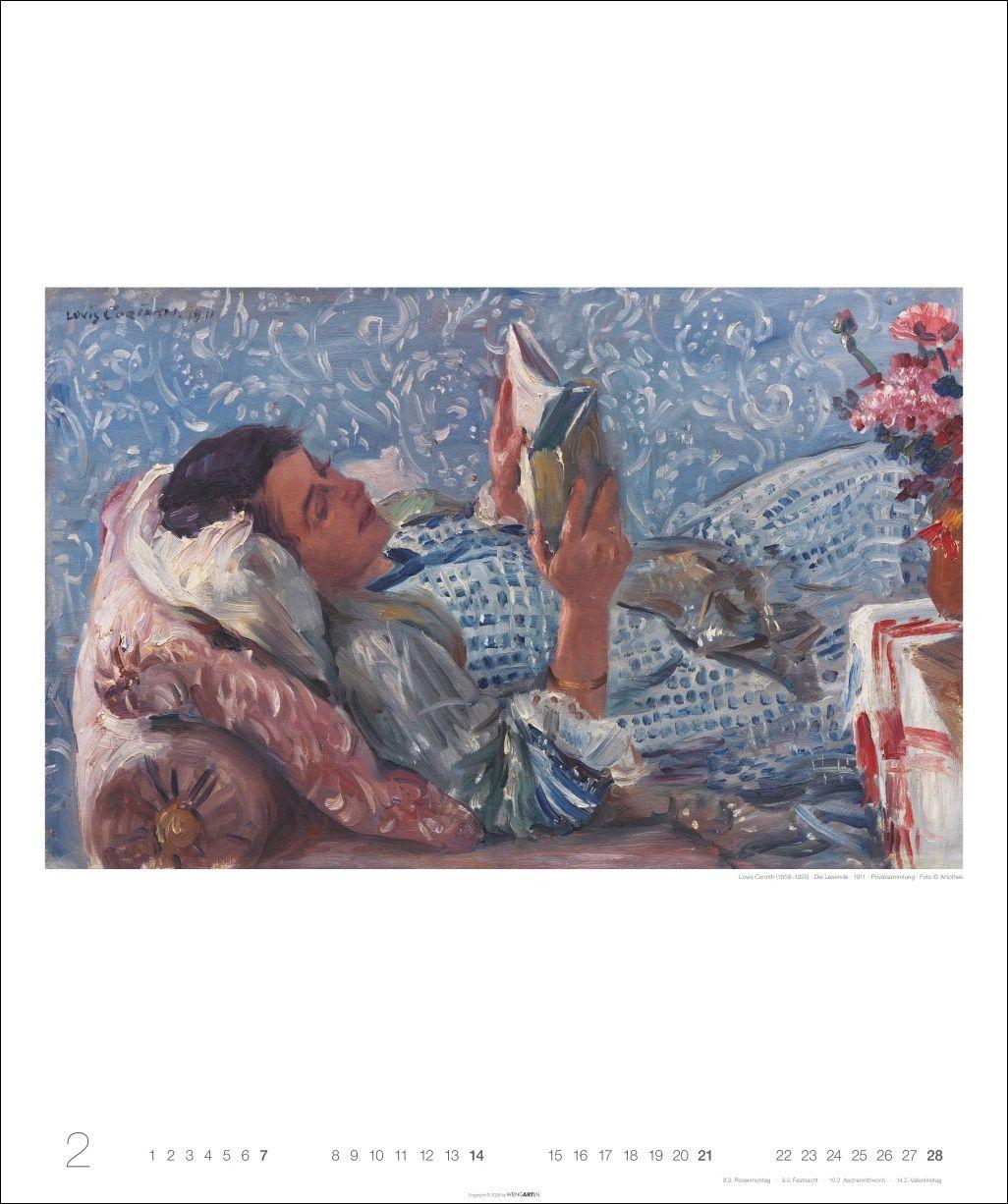 Beispielinhalt (Bild) Lesende Frauen Edition Kalender 2027