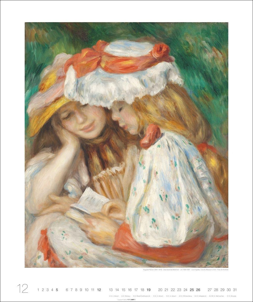 Beispielinhalt (Bild) Lesende Frauen Edition Kalender 2027