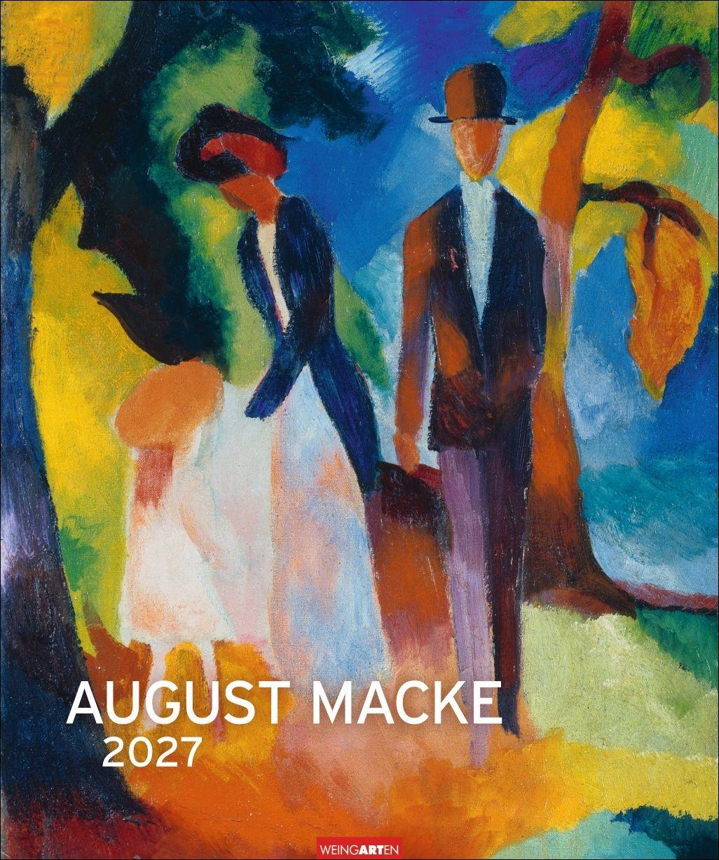 Vorderes Coverbild August Macke Edition Kalender 2027
