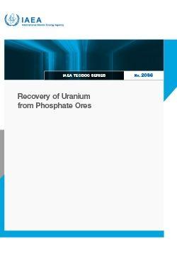 Vorderes Coverbild Recovery of Uranium from Phosphate Ores