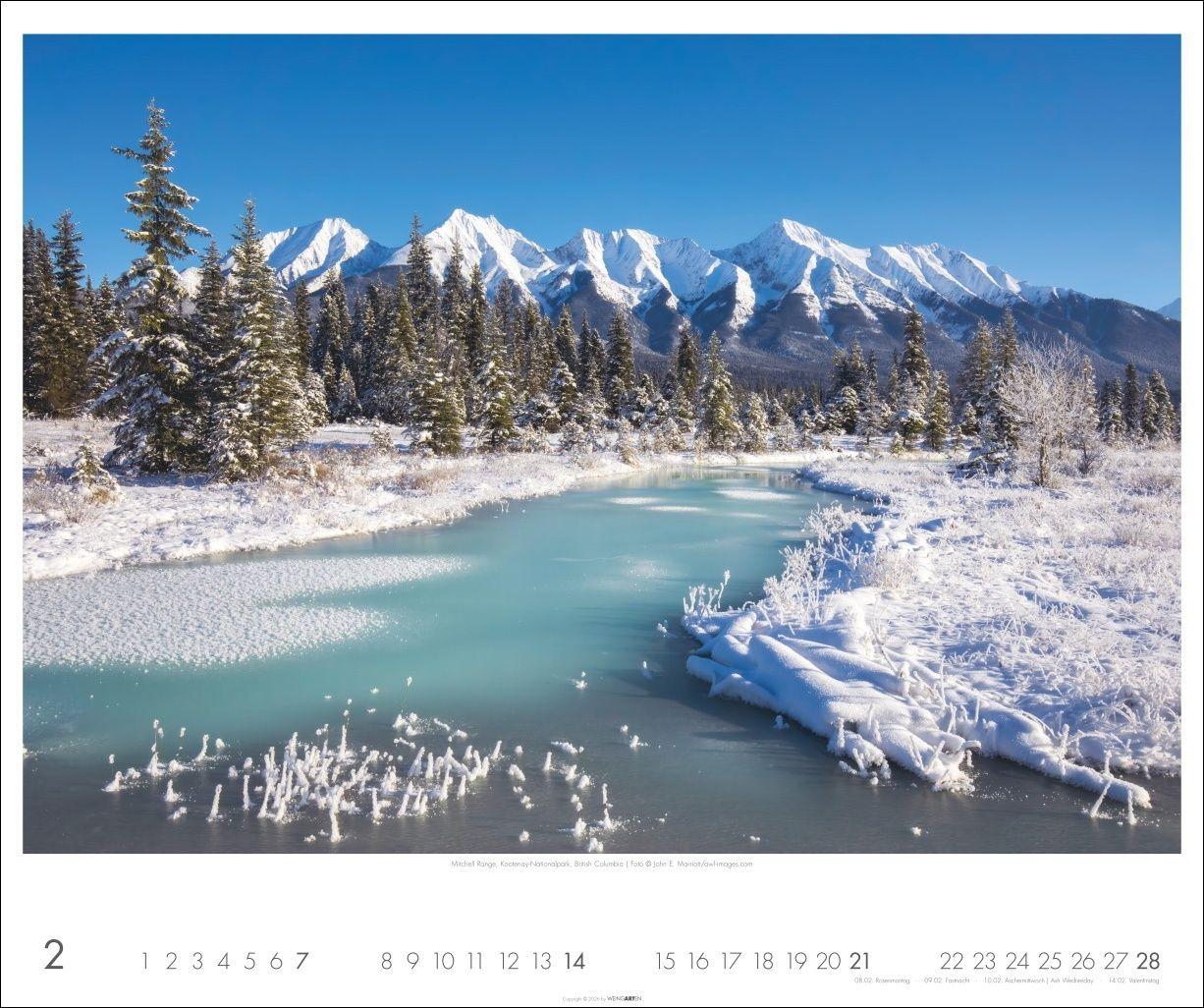 Beispielinhalt (Bild) Kanada Kalender 2027 - Der Ruf der Wildnis
