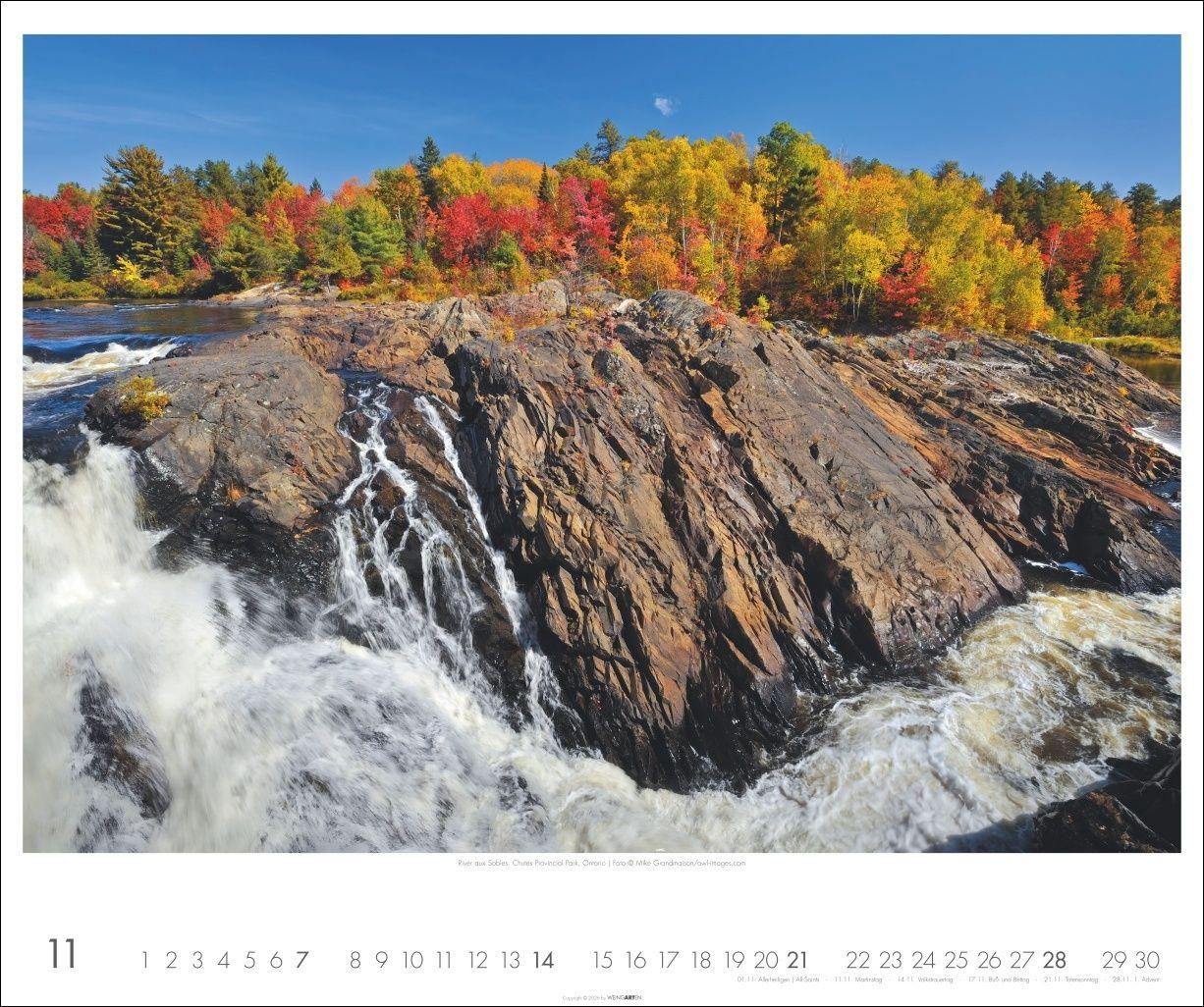 Beispielinhalt (Bild) Kanada Kalender 2027 - Der Ruf der Wildnis