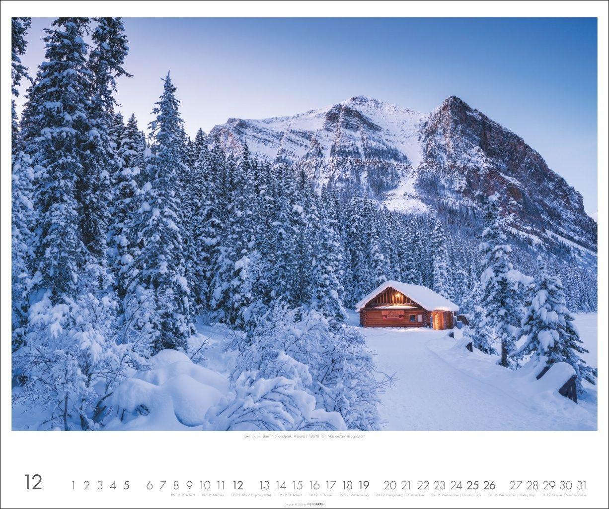 Beispielinhalt (Bild) Kanada Kalender 2027 - Der Ruf der Wildnis