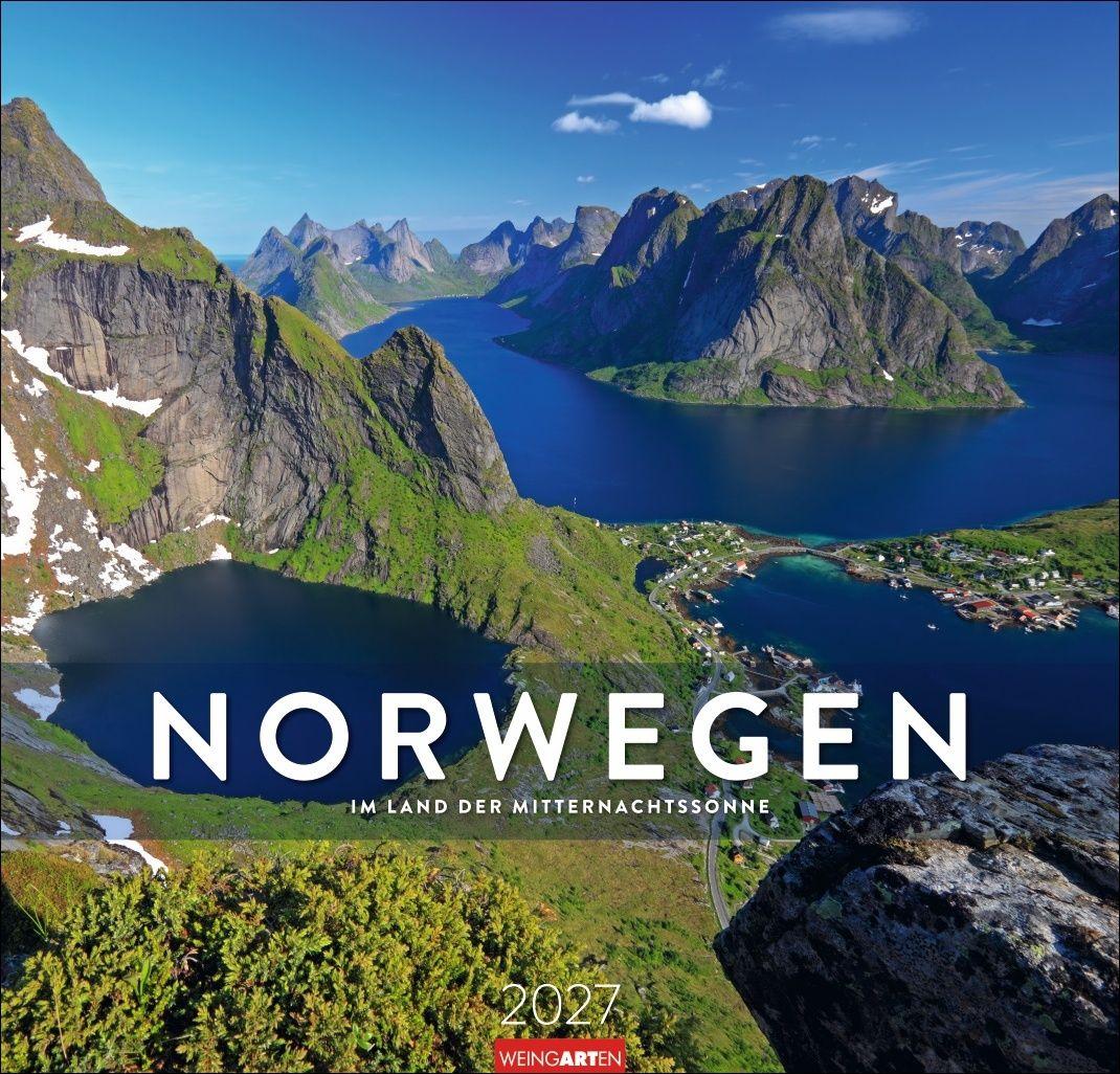 Vorderes Coverbild Norwegen Kalender 2027 - Im Land der Mitternachtssonne