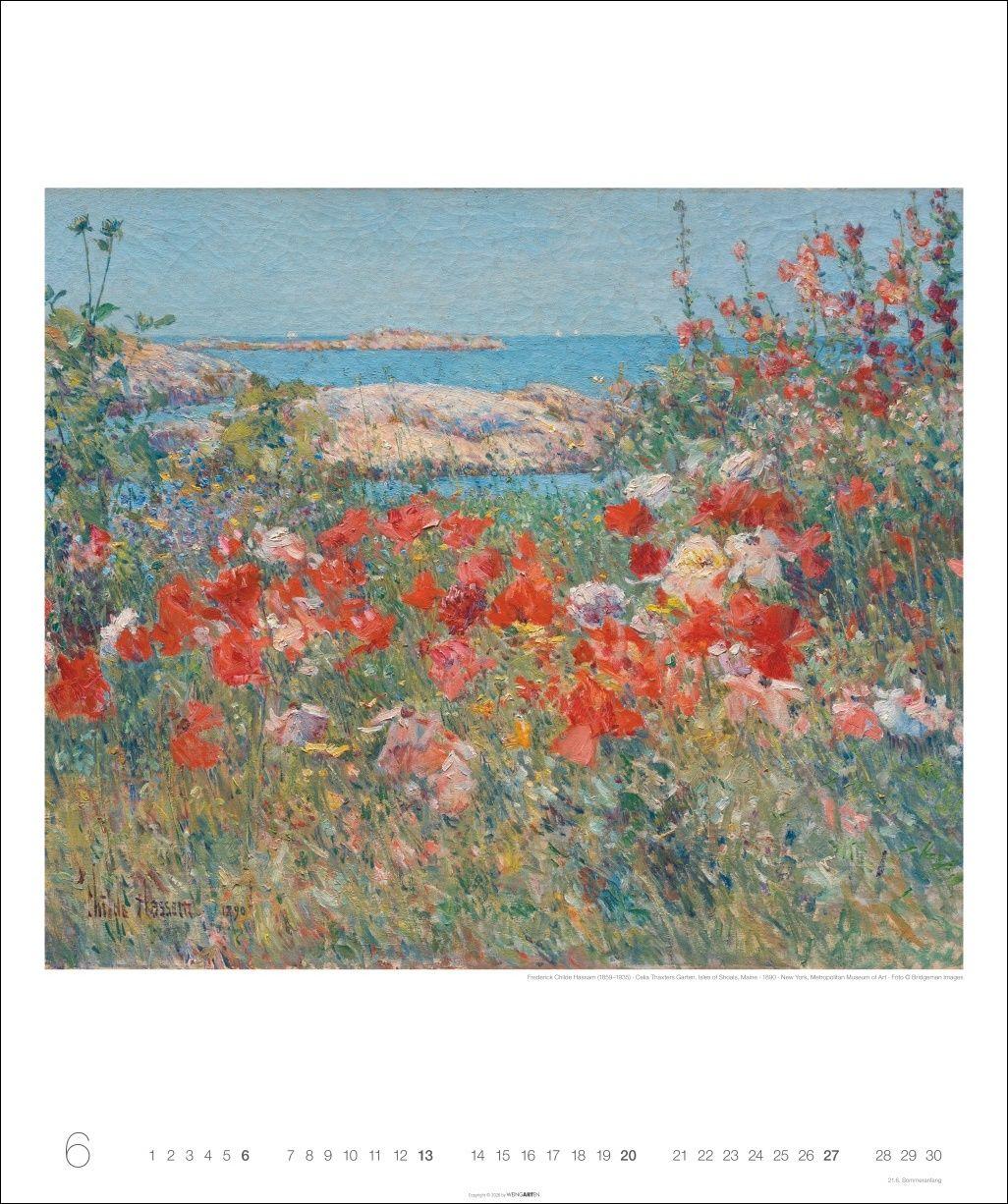 Beispielinhalt (Bild) Die schönsten Gärten des Impressionismus Edition Kalender 2027