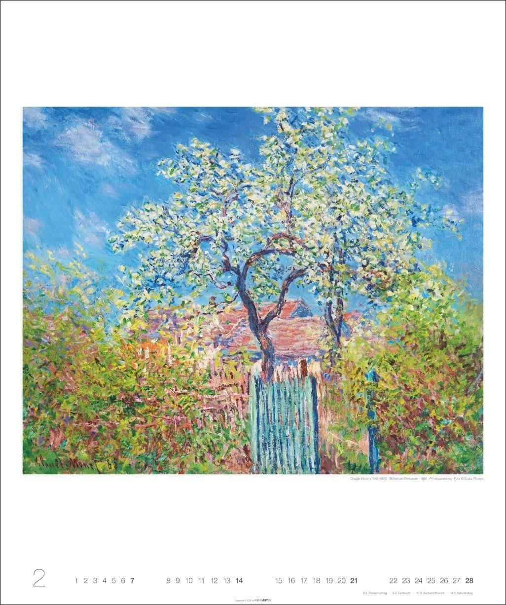 Beispielinhalt (Bild) Die schönsten Gärten des Impressionismus Edition Kalender 2027