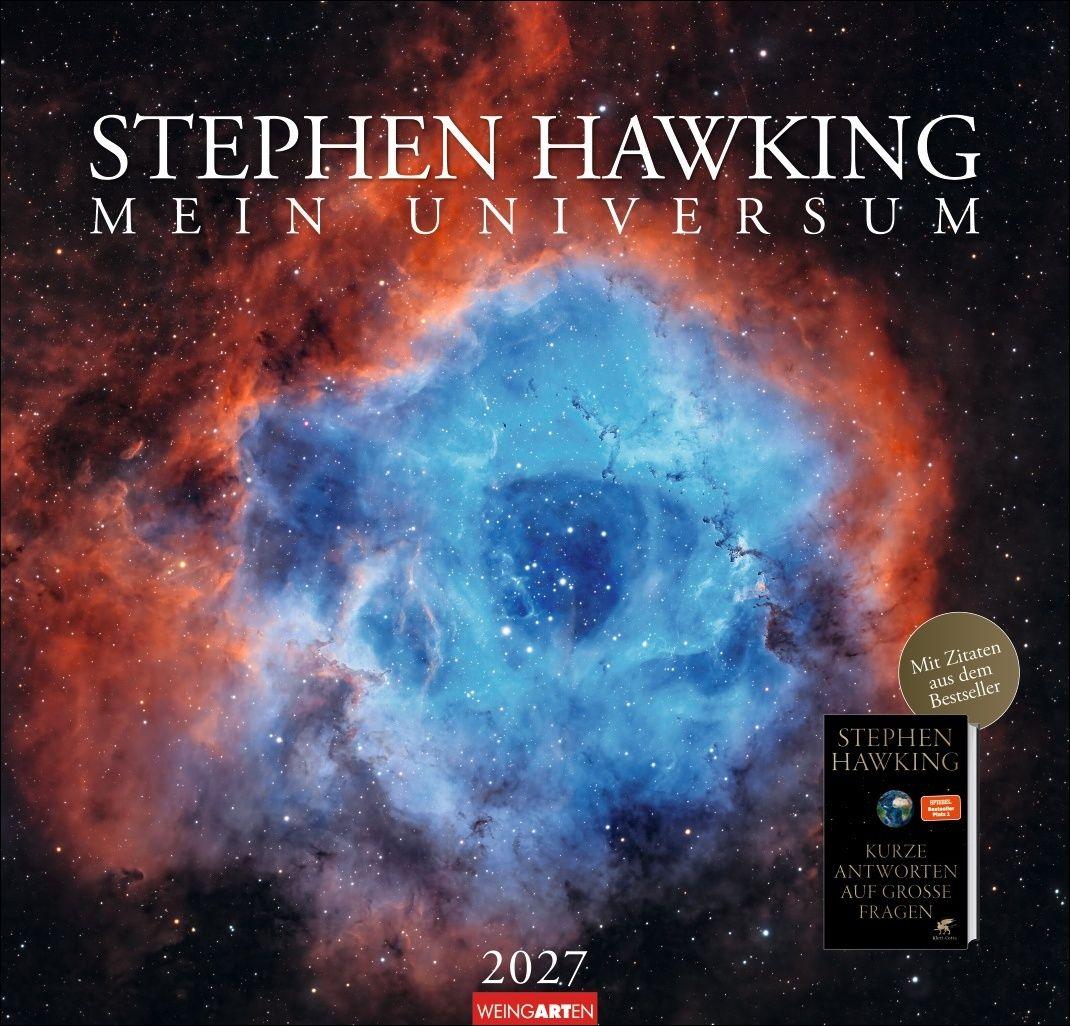 Vorderes Coverbild Stephen Hawking Kalender 2027 - Mein Universum