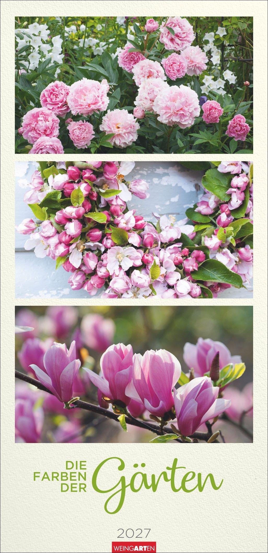 Vorderes Coverbild Die Farben der Gärten Kalender 2027