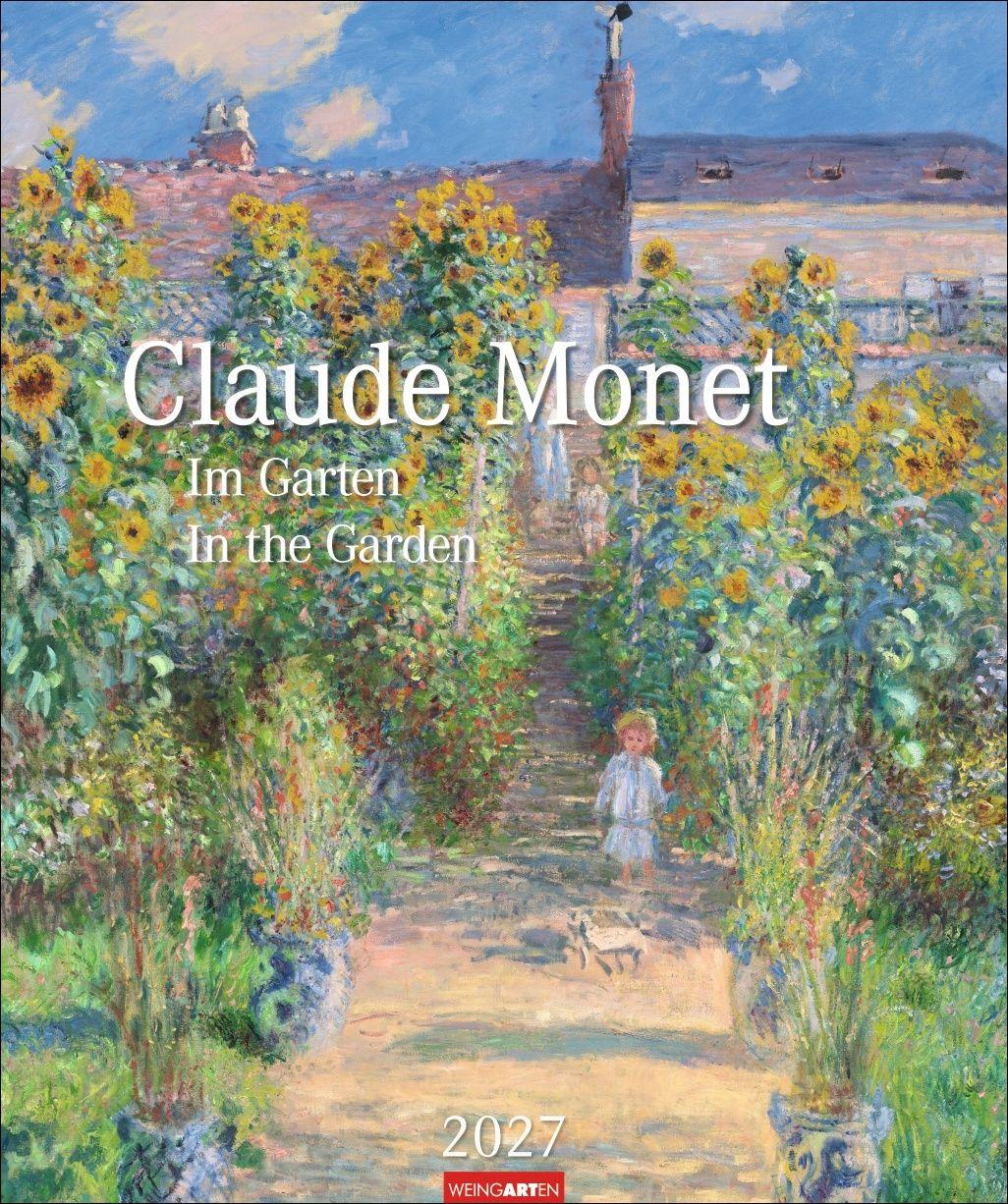 Vorderes Coverbild Claude Monet Im Garten Kalender 2027 - Im Garten