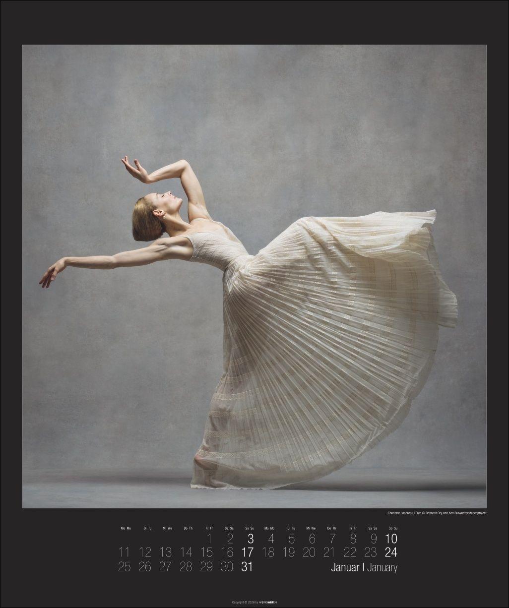 Beispielinhalt (Bild) The Art of Movement Kalender 2027