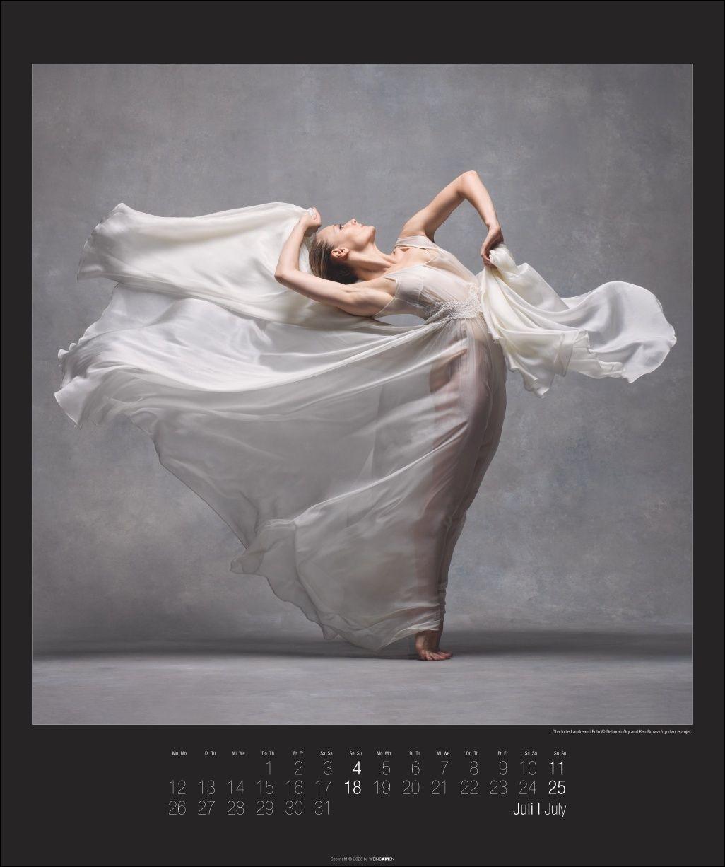 Beispielinhalt (Bild) The Art of Movement Kalender 2027