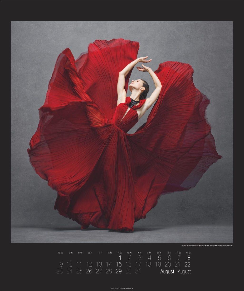 Beispielinhalt (Bild) The Art of Movement Kalender 2027