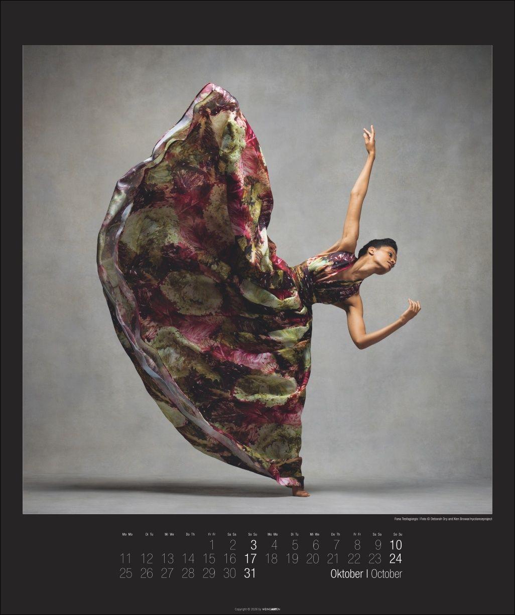 Beispielinhalt (Bild) The Art of Movement Kalender 2027