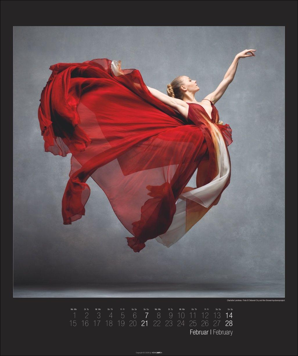 Beispielinhalt (Bild) The Art of Movement Kalender 2027